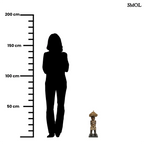 Fa figura szalmakalappal | YEREMA | SMOL - méretarányosan