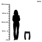 Fekete színű, rusztikus suárfa kisasztal és ülőke méretarányosan