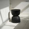 Beistelltisch und Hocker aus Holz – Suar-Holz, schwarz | MONTREAL