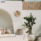 Fali lámpa luxus sárgaréz kivitelben, teraszon