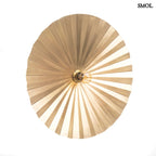 Fali lámpa luxus sárgaréz kivitelben, ferdén