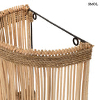 Fali lámpaernyő - natúr, rattan, 50 cm | JALAL - smol.hu - felülről nagyítva