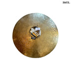 Kerek FULL MOON réz falilámpa fekete foltokkal, hátulról