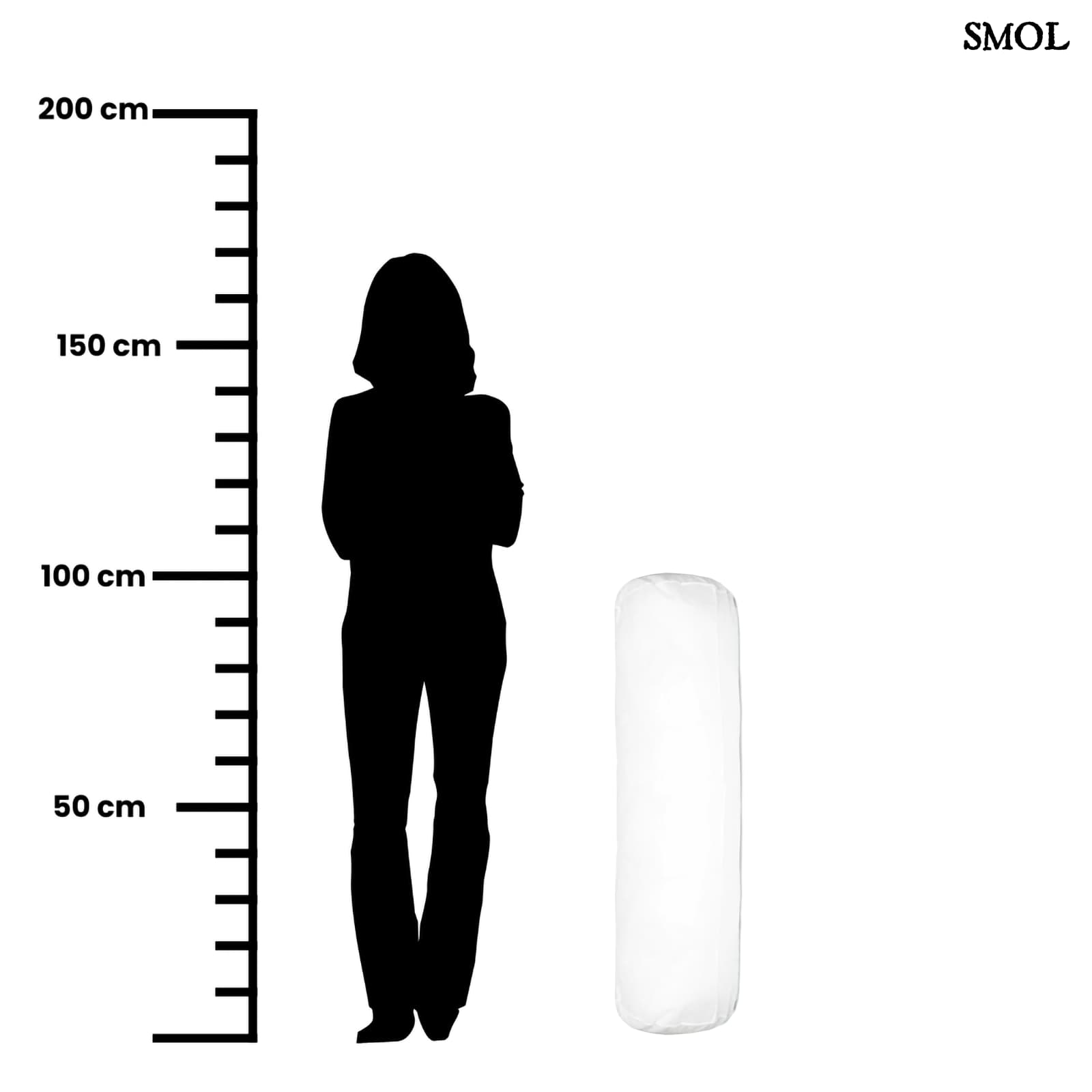 Fehér Párnabelső, 35x100, téglalap alakú | SMOL - méretarányosan