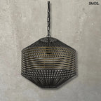 Fém Függőlámpa - antik bronz | SEENA | SMOL - szürke háttérel