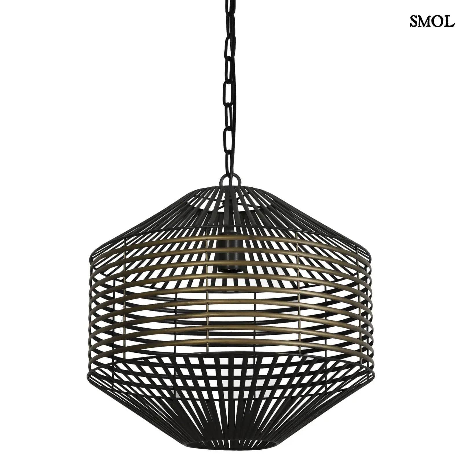 Fém Függőlámpa - antik bronz | SEENA | SMOL - fehér háttérrel