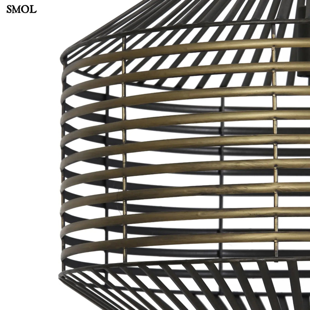 Fém Függőlámpa - antik bronz | SEENA | SMOL - oldalról nagyítva