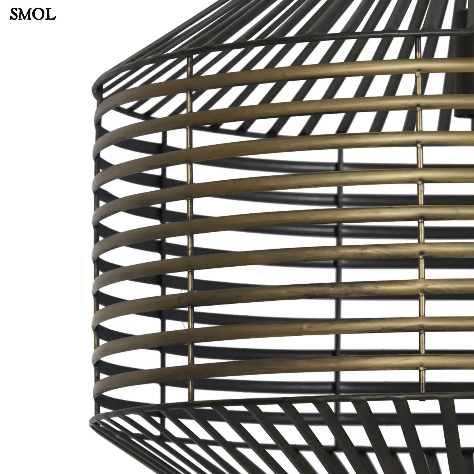 Fém Függőlámpa - antik bronz | SEENA | SMOL - oldalról nagyítva