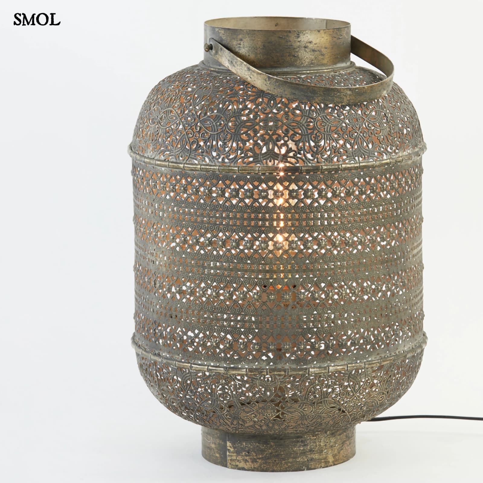 Fém asztali lámpa – keleti stílusú | OSOM | SMOL - égő izzóval