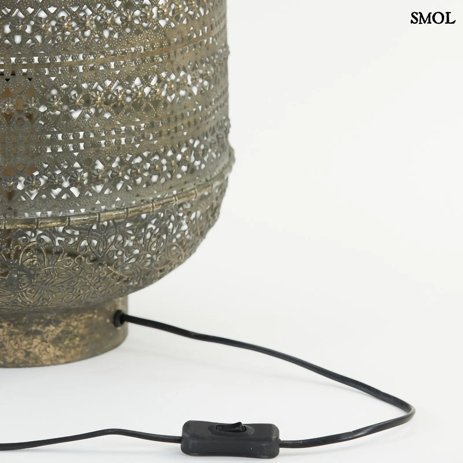 Fém asztali lámpa – keleti stílusú | OSOM | SMOL - kapcsolóval