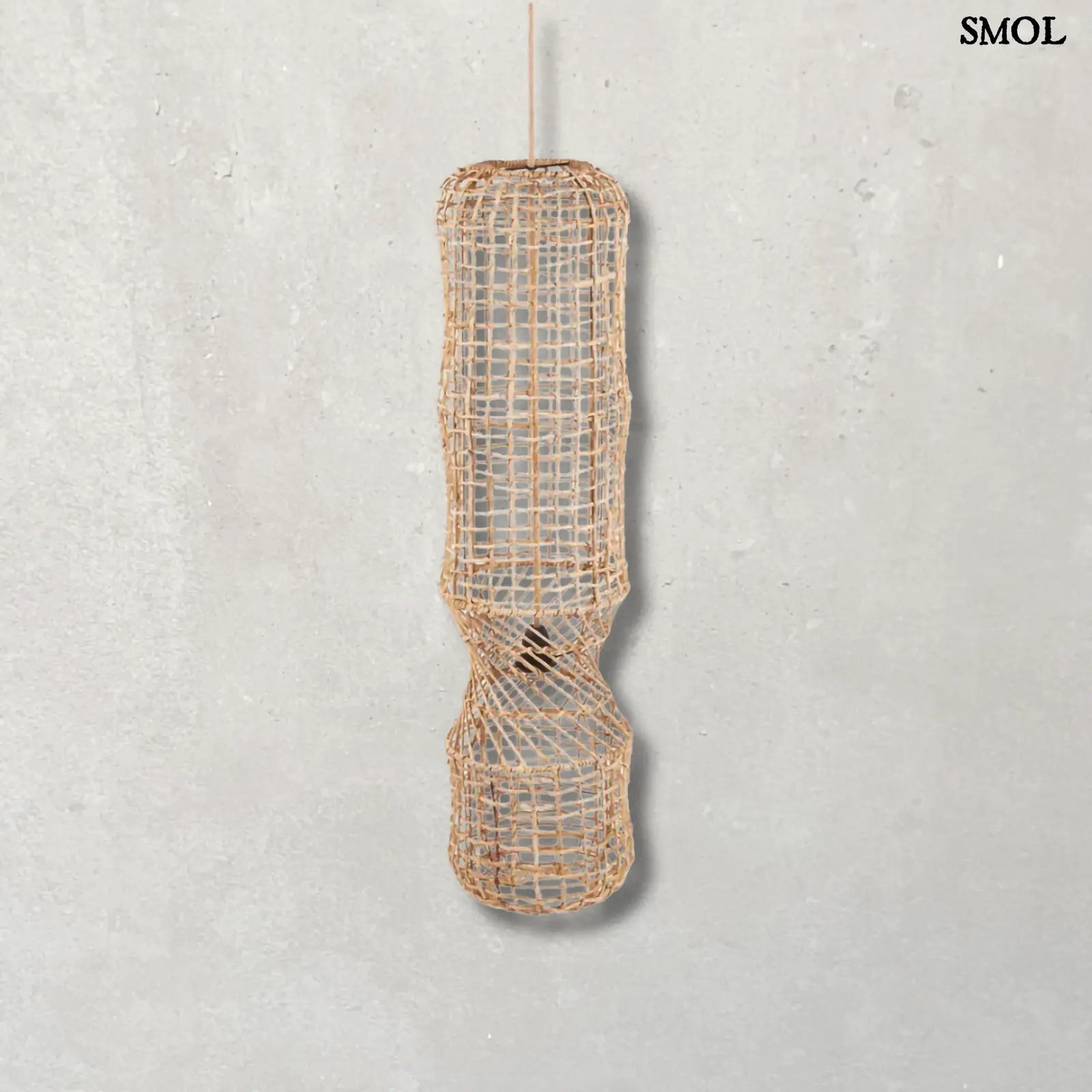 Függőlámpaernyő - banánlevél, XL | GUANYIN | SMOL - szürke háttérrel