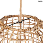 Függőlámpaernyő - banánlevél, XL | GUANYIN | SMOL - felső rész nagyítva