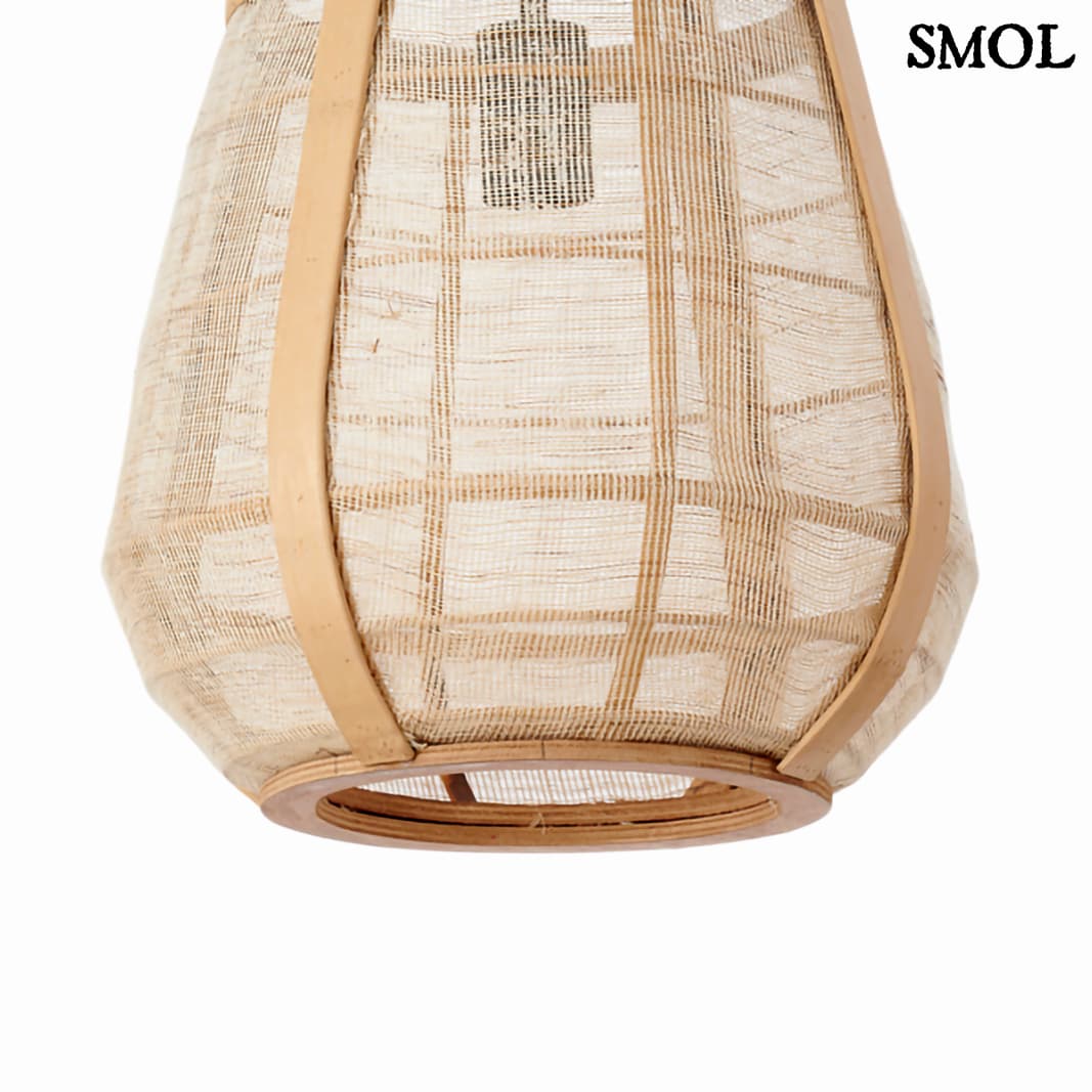 smol.hu - ALUPU, rattan függőlámpa, ⌀32 cm - alsó rész nagyítva