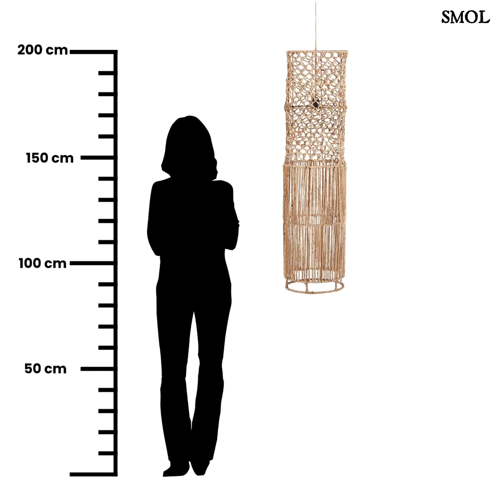 Függőlámpaernyő - nagyméretű, banánlevél, 116 cm | TAKUHANKI - smol.hu - méretarnyosan