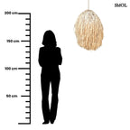 Függőlámpaernyő - natúr rattan, 75 cm | SHAGGY - smol.hu - méretarányosan