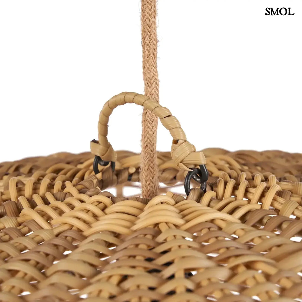 Függőlámpaernyő rattanból – natúr | CLOCHE | SMOL - akasztó