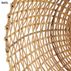 Függőlámpaernyő rattanból – natúr | CLOCHE | SMOL - alulról