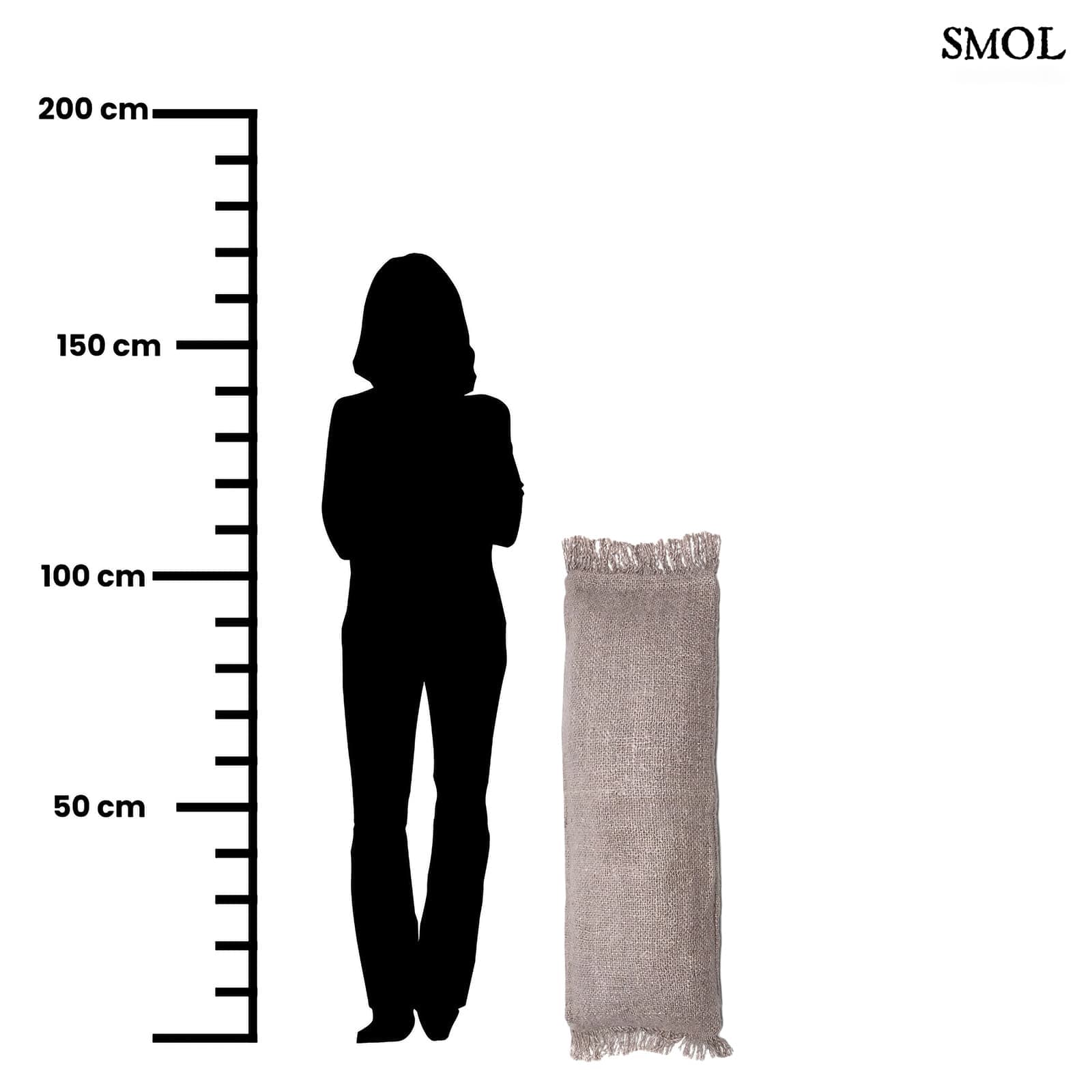 GEE GREY, díszpárnahuzat, 35x100 - smol.hu