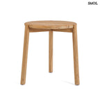 GILIMANUK, bel-/kültéri, fa kisasztal, 50cm - smol.hu - két lábbal elől