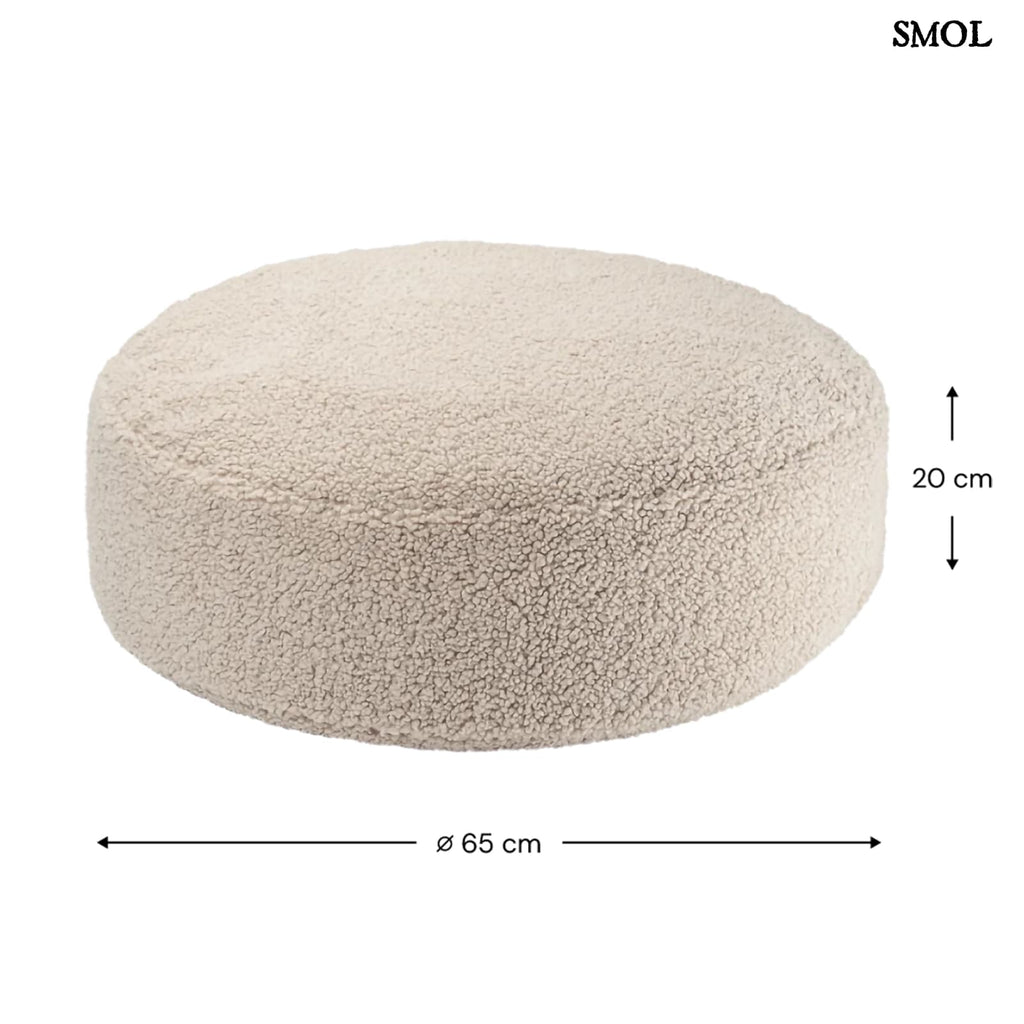 Gyerek Mackós Babzsákfotel és Puff Szett | BISCUIT | SMOL - babzsák puff méretekkel