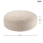 Gyerek Mackós Babzsákfotel és Puff Szett | BISCUIT | SMOL - babzsák puff méretekkel