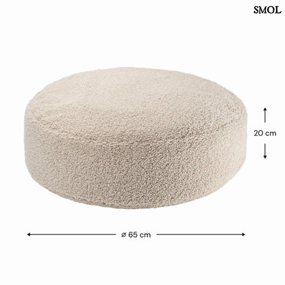 BISCUIT, kerek gyerek babzsák, ⌀65 cm - smol.hu - méretekkel