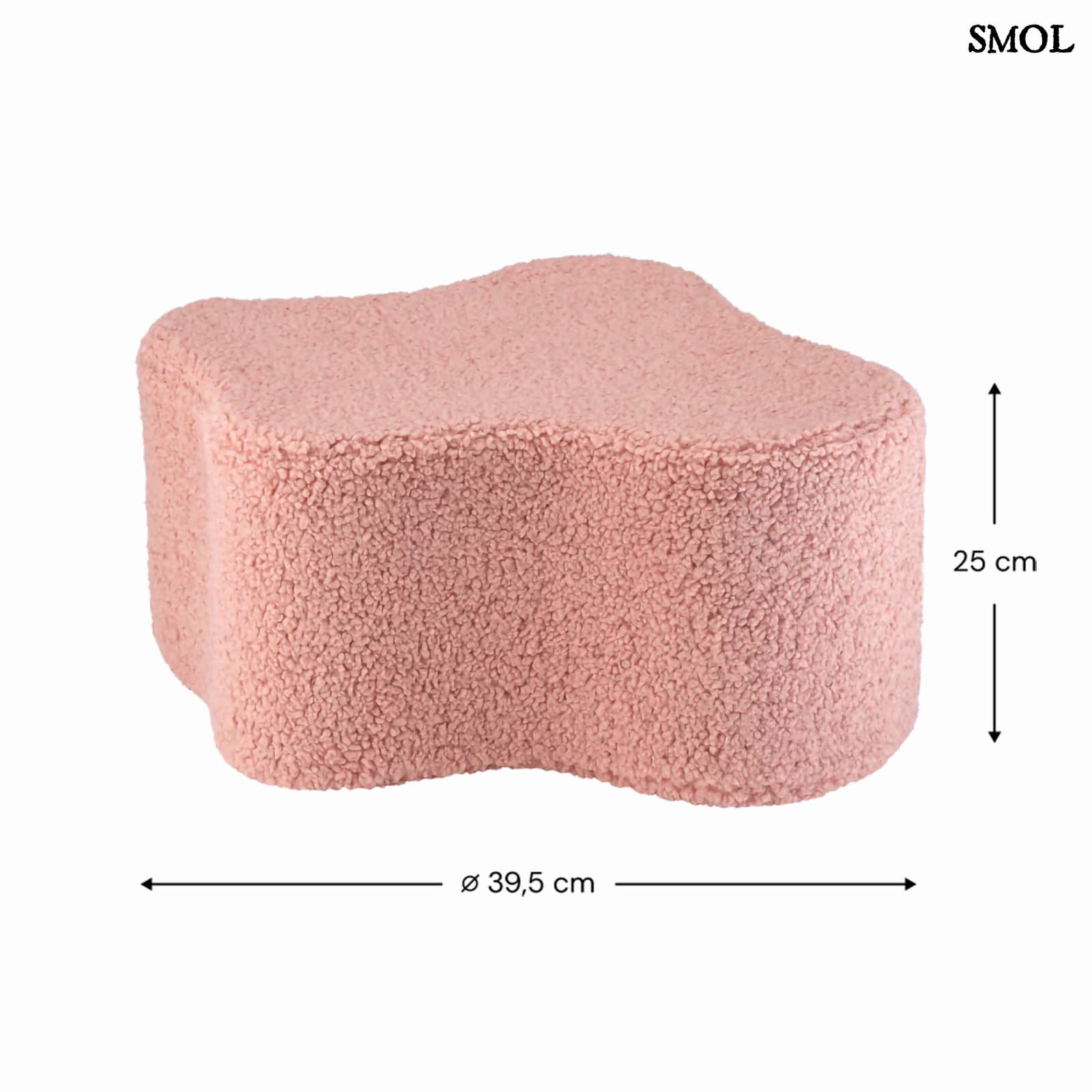 Gyerek felhő puff | CLOUD GUAVA - SMOL - méretekkel