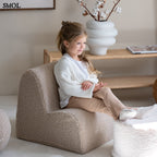 Gyerek felhőfotel| BISCUIT, felhő alakú, teddy anyagú gyerekfotel - SMOL - gyerekszobában, gyerekkel