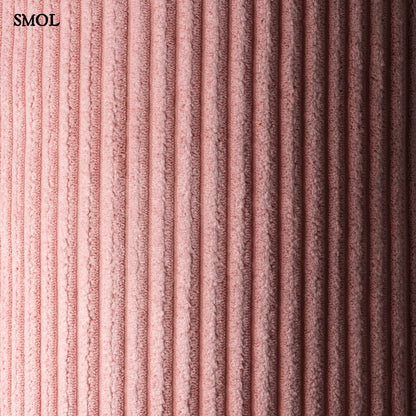 Gyerek felhőfotel | PINK MOUSSE felhő alakú, teddy anyagú gyerekfotel - SMOL - kordbársony anyag nagyítva