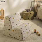 Gyerek felhőfotel | TERRAZZO MARBLE - SMOL -  szemből, gyerekszobában