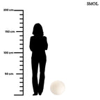 Gyerek labdapárna| CREAM WHITE, labda alakú gyerekpárna - SMOL - méretarányosan