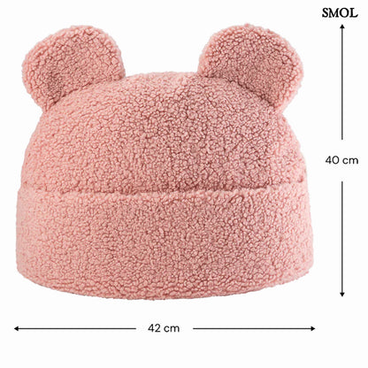 Gyerekpárna - zsebes tároló, mackófüles | TEDDY GUAVA | SMOL - méretekkel