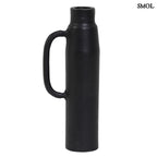 Gyertyatartó és váza - fekete, fém, 20cm | OPPO - smol.hu - fehér háttérrel