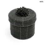 Gyöngyös Tároló - fekete, 12 cm | JUBILO | SMOL - fehér háttérrel