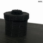 Gyöngyös Tároló - fekete, 12 cm | JUBILO | SMOL - oldalról