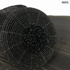 Gyöngyös Tároló - fekete, 12 cm | JUBILO | SMOL - fedél nagyítva