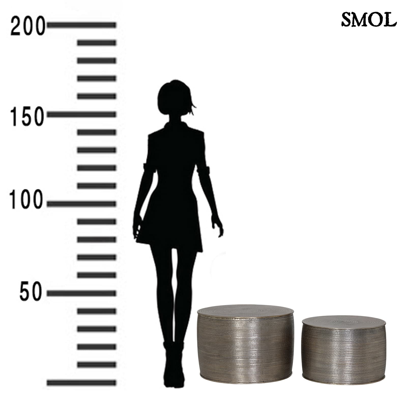 HORNE, fém dohányzóasztal szett - SMOL