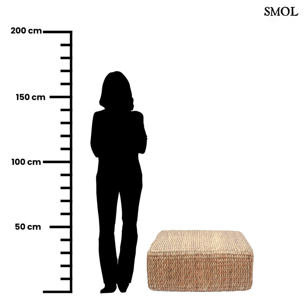 HYME, vízijácint, szögletes puff, 60 cm - smol.hu