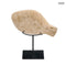 Homokkő hal szobor – állványon, natúr, S | FISH STONE