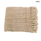 PLAID BEIGE, pamut pléd, 170x130 - smol.hu
