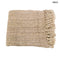 Pléd - pamut, 170x130 | PLAID BEIGE