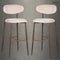 Japandi Barhocker Beige (2er-Set)