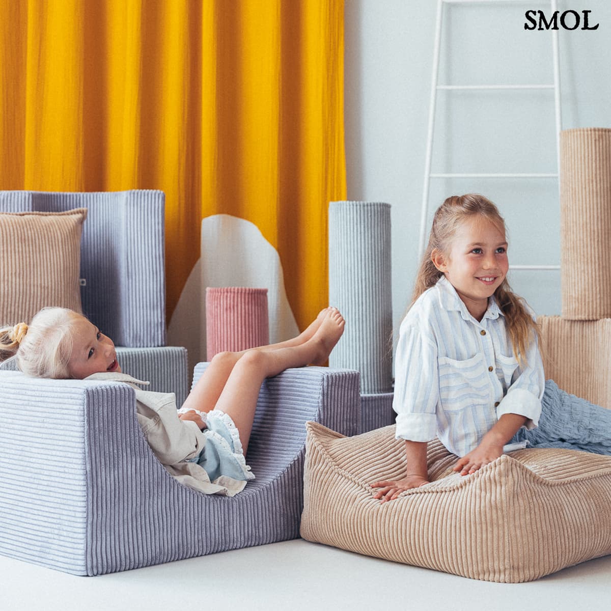 Játékszett - moduláris, 3 részes | BLUEBERRY | SMOL - játszó gyerekekkel
