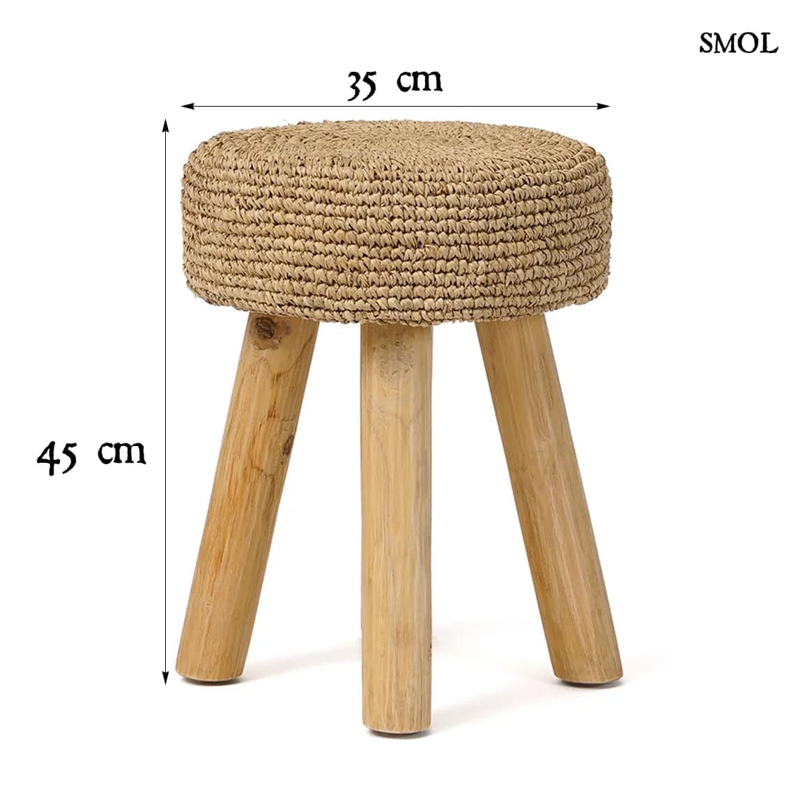 KRUK, fa ülőke raffiával - smol.hu