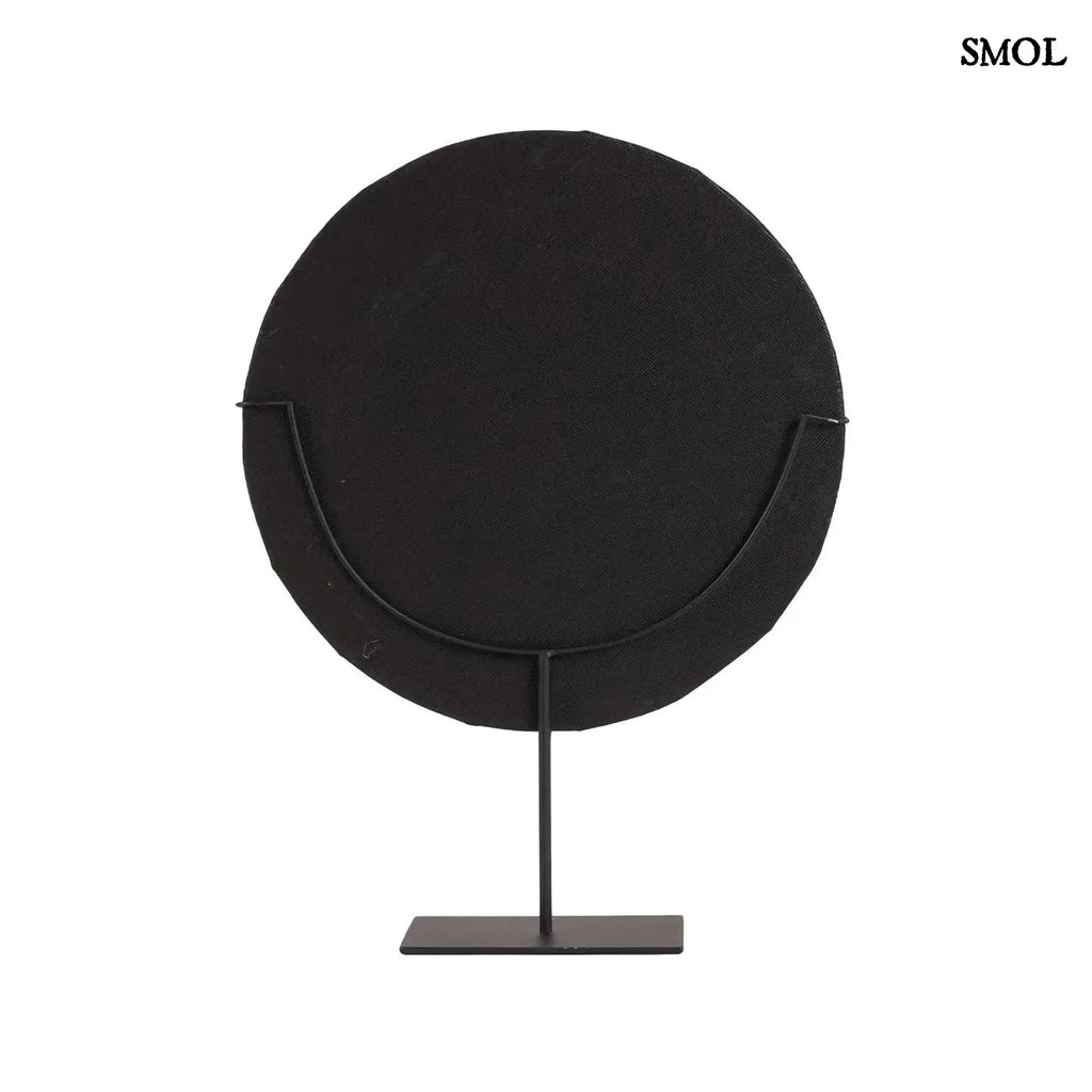 kagyló dekoráció állvánnyal, natúr fehér színben hátulról