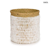 Shell storage basket – pandan, natural white | PANDAN#2