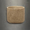 RattanRock Pflanzkübel – Natur – L