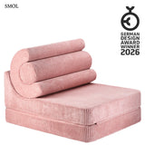 Kihajtható gyerekfotel, 3 részes | FLIPSTER PINK MOUSSE