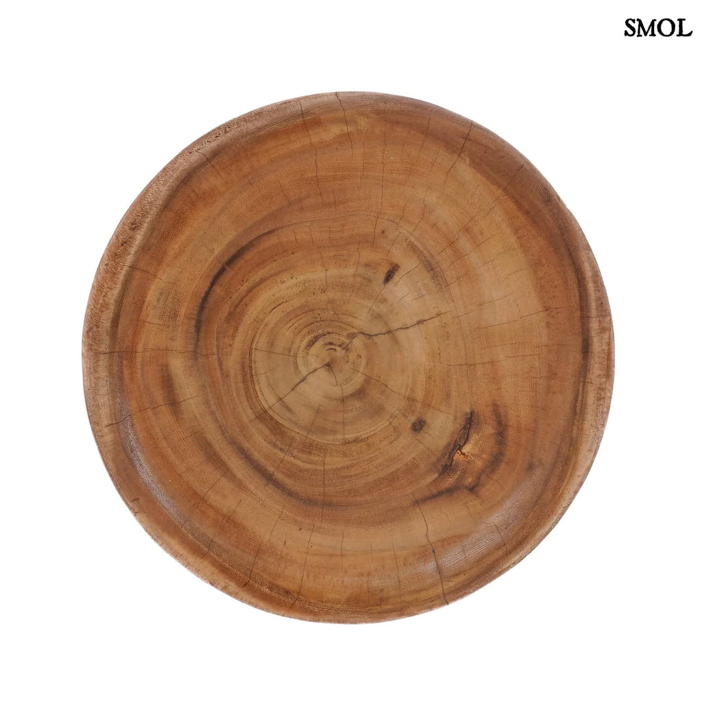 Kisasztal és ülőke - fa, natúr | SIMI | SMOL - felülről