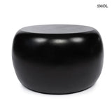 Side Table – black, round, polyresin, 70 cm | MATT